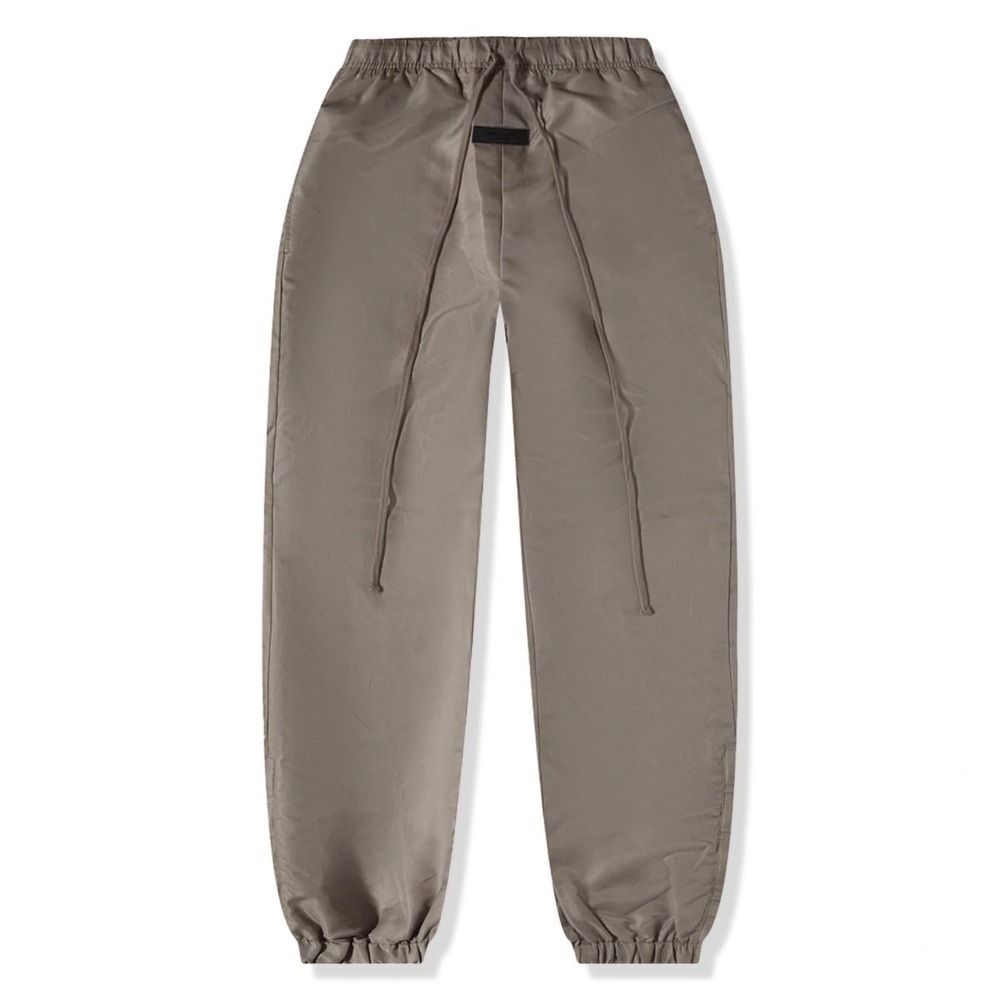 KIDS Fear of God Essentials Track Pants Desert Taupe Drawstring Size 10